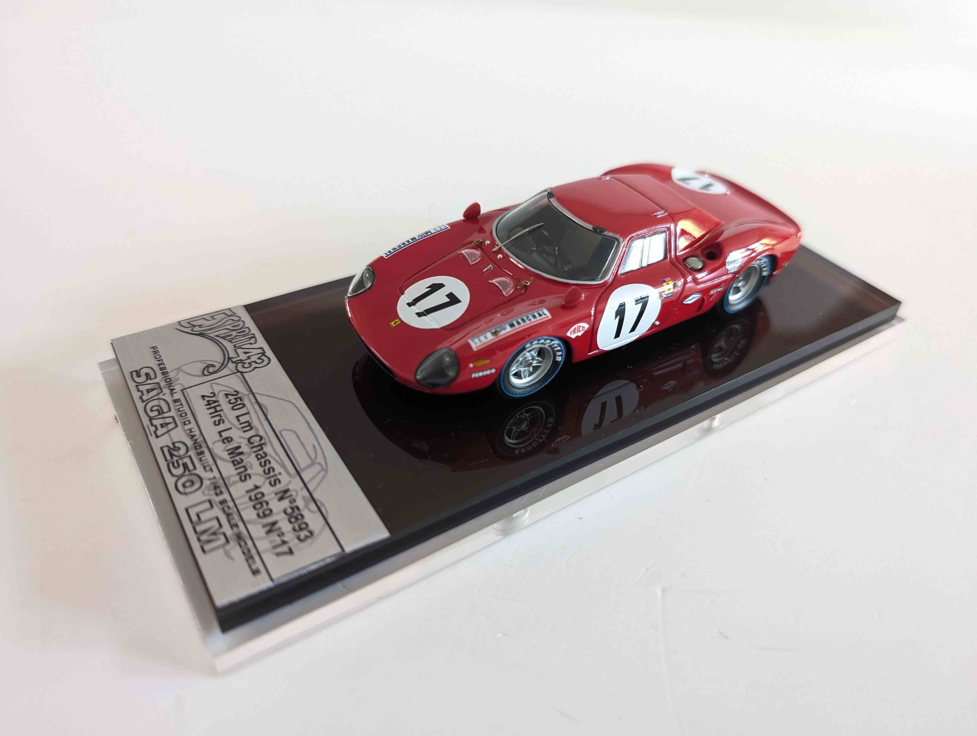 M. Craig : Ferrari 250 LM #17 Le Mans 1969